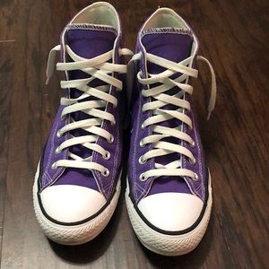 High top purple converse